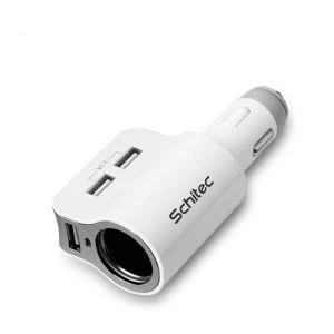 Gwefrydd Car Usb Triphlyg