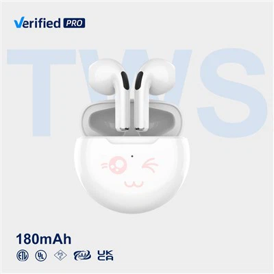 Siâp Cath Pinc Ciwt Schitec Earbuds Di -wifr